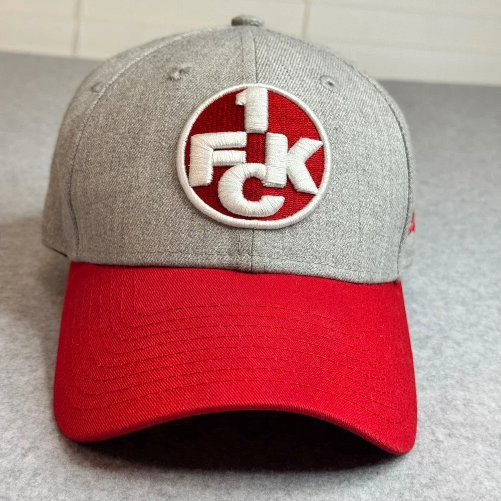New Era 9FORTY 1. FC Kaiserslautern Bundesliga Soccer Grey Red Wool ball-cap hat